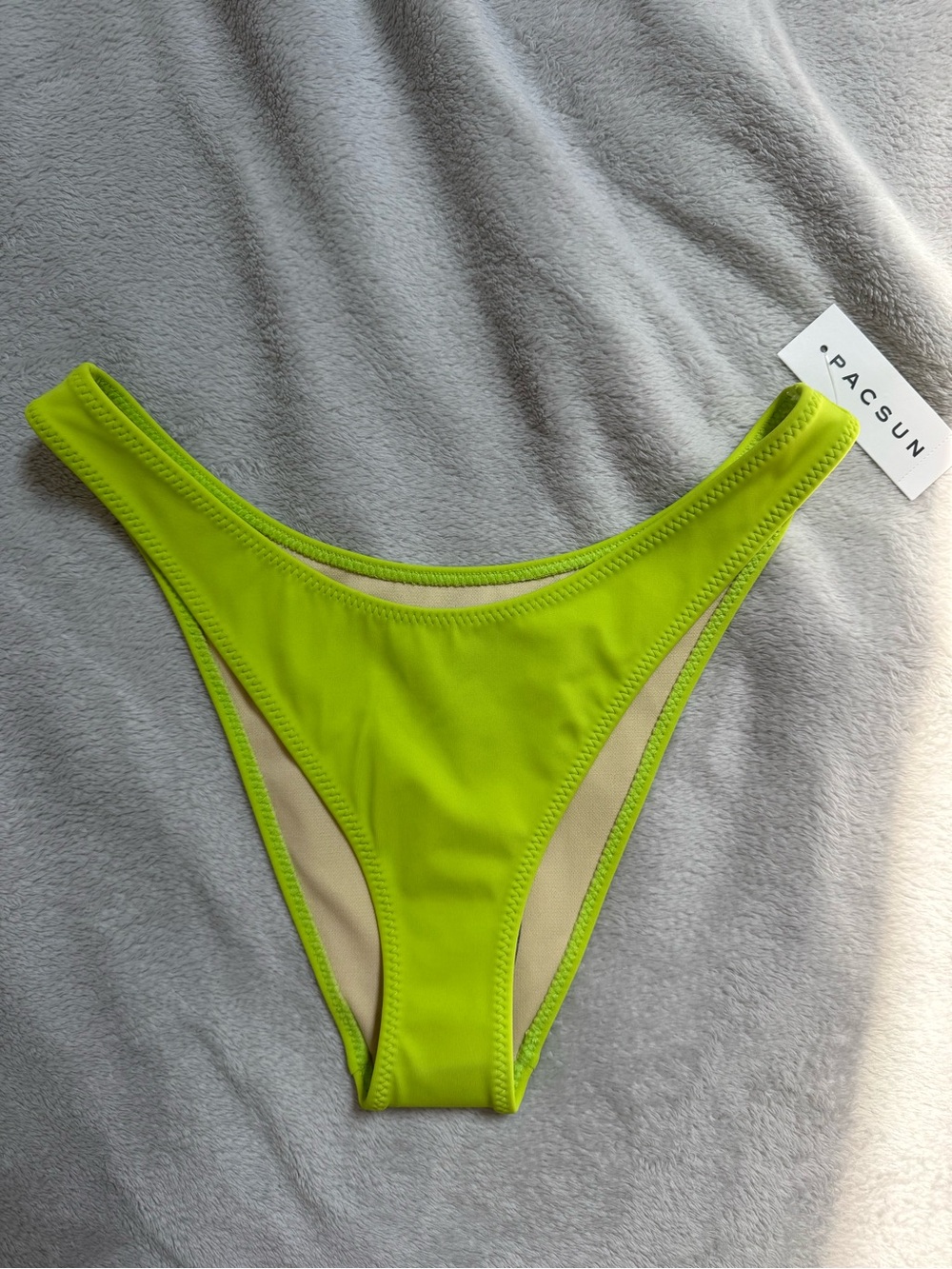 PacSun High-Cut Bikini Bottoms Brazilian High Leg - Picture 4 of 6